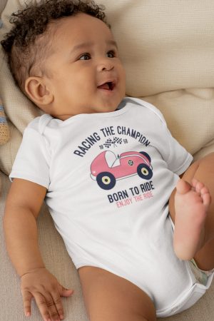 Racing Arabalı Bebek Body Bebek Badi Çıtçıtlı Zıbın 5451