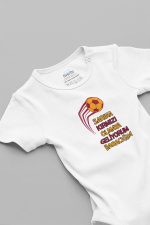 Galatasaray Baskılı Bebek Body Badi Çıtçıtlı Zıbın 5733