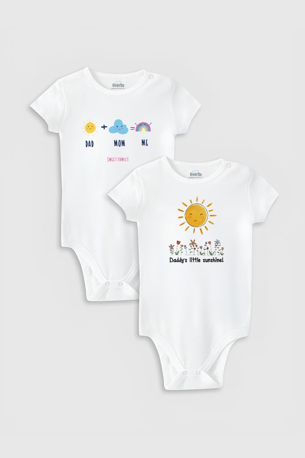 Mom & Dad Anne Baba 2'li Bebek Body Set Badi Çıtçıtlı Zıbın ikili 5095-5542