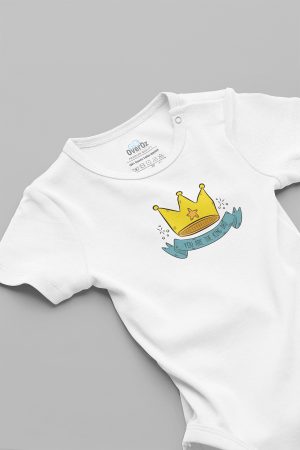 King Dad Baba Baskılı Bebek Body Çıtçıtlı Badi Zıbın Tulum 5675