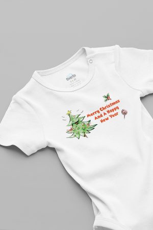 Merry Christmas Baby Bodysuit