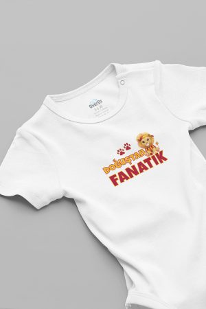 Doğuştan Fanatik Galatasaray Baskılı Bebek Body Zıbın