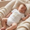 Anneannemin Dualarıyla Büyüyorum Yazılı Baskılı Bebek Body Zıbın