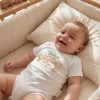 Dünya Bir Yana Teyzem Bir Yana Yazılı Baskılı Bebek Body Zıbın