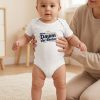 Sırtım Yere Gelmez Dayım Var Benim Yazılı Baskılı Bebek Body Zıbın