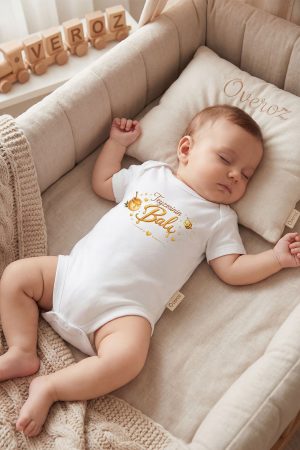 Teyzesinin Balı Yazılı Baskılı Bebek Body Zıbın