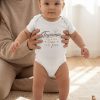 Teyzemin Kalbine Düşen İlk Aşk Yazılı Baskılı Bebek Body Zıbın
