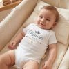 Teyzesinin Minik Yakışıklısı Yazılı Baskılı Bebek Body Zıbın
