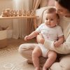 Teyzesinin Güzeli Yazılı Baskılı Bebek Body Zıbın