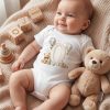 Ö Harfli Baskılı Bebek Body Zıbın