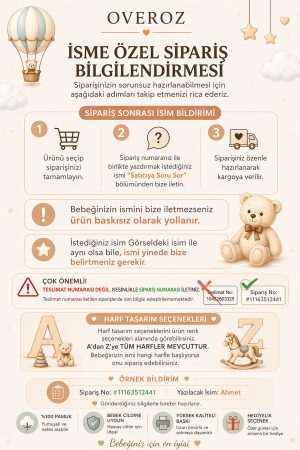 Küçük Prens Yazılı Baskılı Patiksiz Bebek Tulumu