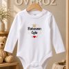 Baba yazılı bebek body zıbın