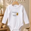 Baba yazılı bebek body zıbın