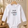 Baba yazılı bebek body zıbın