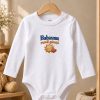 Baba Yazılı Bebek Zıbın Güneş ve Kalp Baskılı Beyaz Uzun Kollu Body 6135
